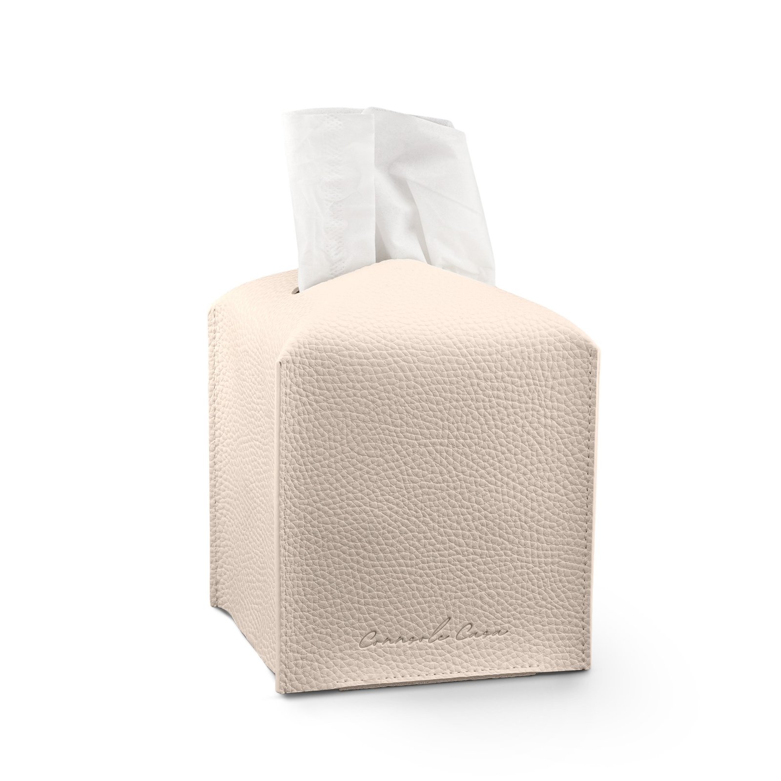 Modern PU Leather Tissue Box Cover – Square Design - Image 4